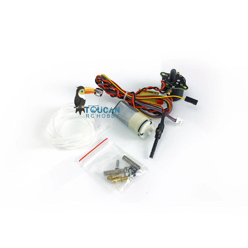 Metal Machine Gun Smoke Gearbox Unit Parts For Toys Heng Long 1/16 7.0 Remote Control Tank Model