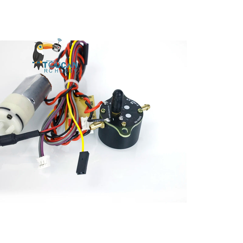 Metal Machine Gun Smoke Gearbox Unit Parts For Toys Heng Long 1/16 7.0 Remote Control Tank Model