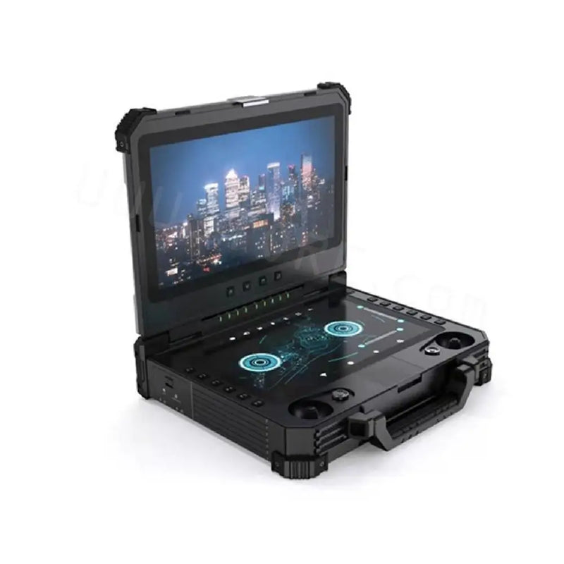 20KM GCS T40 Aviation Grade UAV FPV Ground Control Station 27CH With Highlight Dual Touch Screen Display ground control station