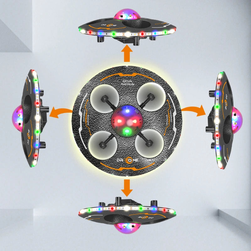 UFO Induction Remote Control Foam Intelligent Four Axis Flying Saucer