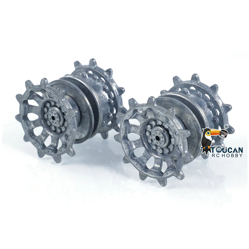 Spare Parts Metal Sprockets Driving Wheels Accessories for 1/16 Heng Long RC Tank Challenger II 3908