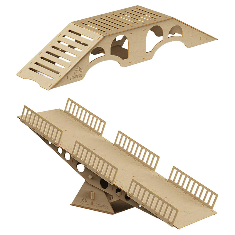 Bridge Obstacle/ Challenge Model Bridge Practicing Handling Skills for 1/18 1/24 Accessory