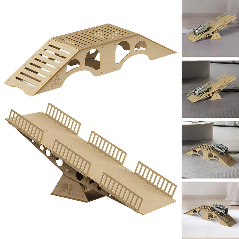 Bridge Obstacle/ Challenge Model Bridge Practicing Handling Skills for 1/18 1/24 Accessory