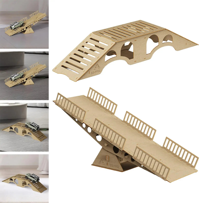 Bridge Obstacle/ Challenge Model Bridge Practicing Handling Skills for 1/18 1/24 Accessory