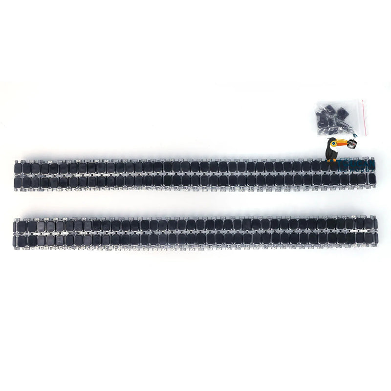 Metal Tracks Spare Parts for 1/16 Heng Long RC Tanks T90 Walker Bulldog Leopard2A6 Chinese 99A Abrams Challenger II